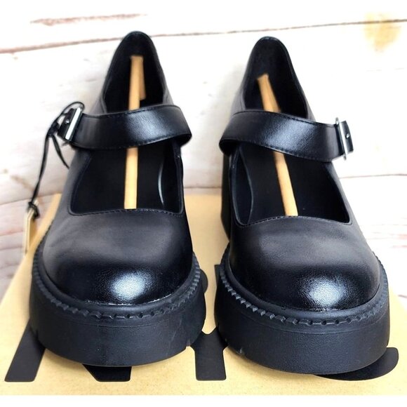 Madden NYC Mary Jane Lug Black Size 7.5 Shoes – Stylish, Breathable & Eco-Friend - Picture 2 of 16